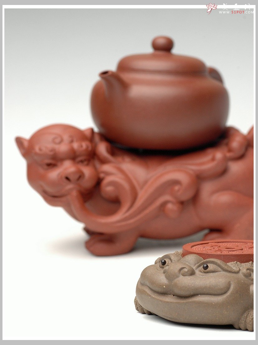 紫砂壶图片：随拍 争宠：） - 美壶网