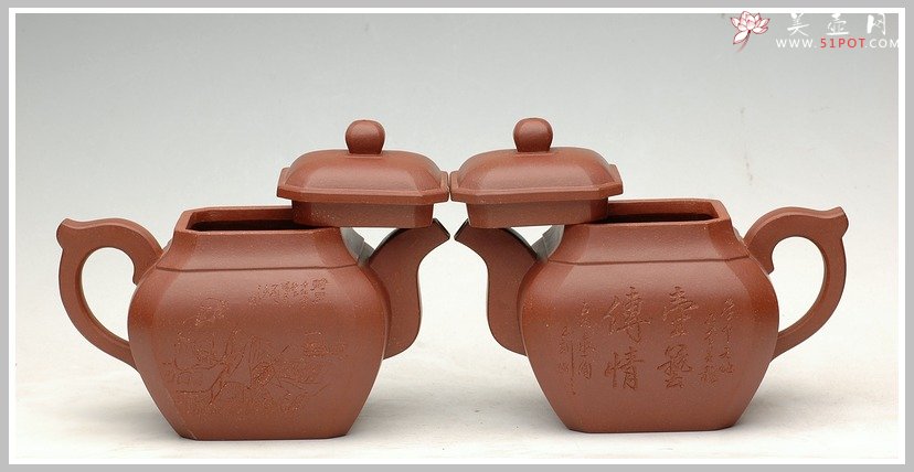 紫砂壶图片：双飞也需要换姿势o(∩_∩)o - 美壶网
