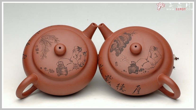 紫砂壶图片：双飞也需要换姿势o(∩_∩)o - 美壶网