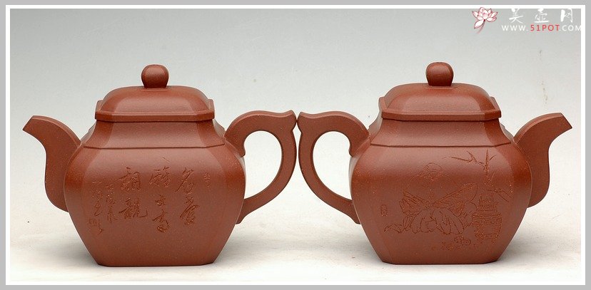 紫砂壶图片：双飞也需要换姿势o(∩_∩)o - 美壶网