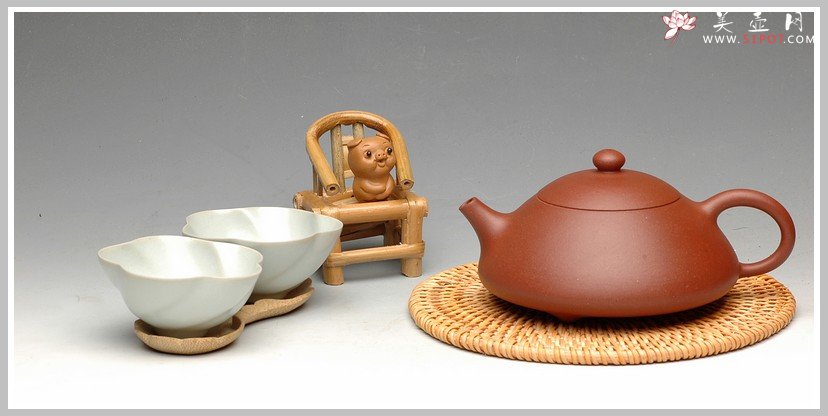 紫砂壶图片：巴适的生活 - 美壶网