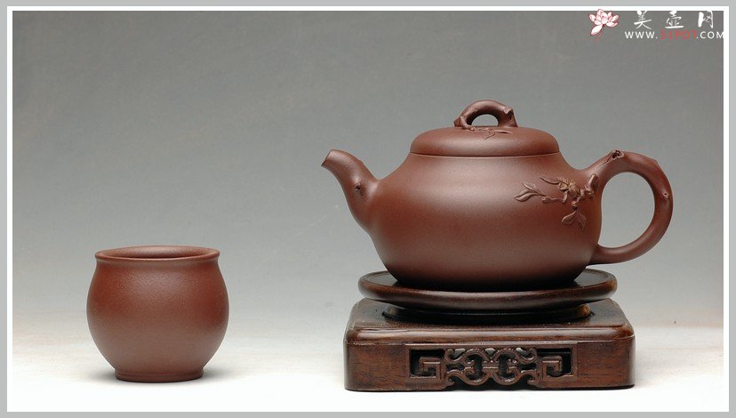 紫砂壶图片：踏秋寻花 - 美壶网