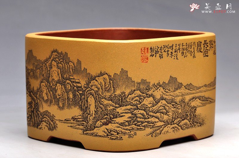 紫砂壶图片：精品中的四方水洗 - 美壶网