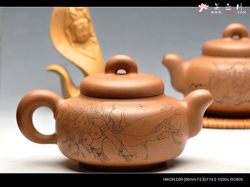 紫砂壶图片：雅和俗 欣赏陈进全手新作 - 美壶网