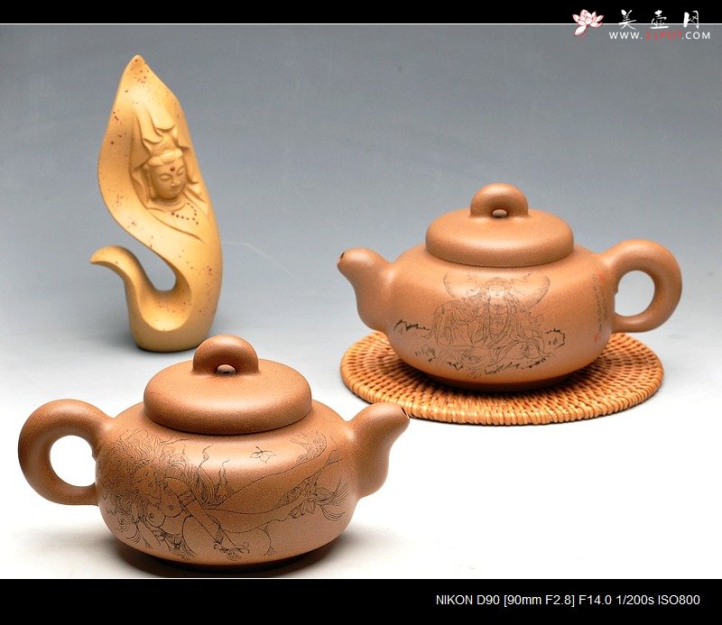 紫砂壶图片：雅和俗 欣赏陈进全手新作 - 美壶网