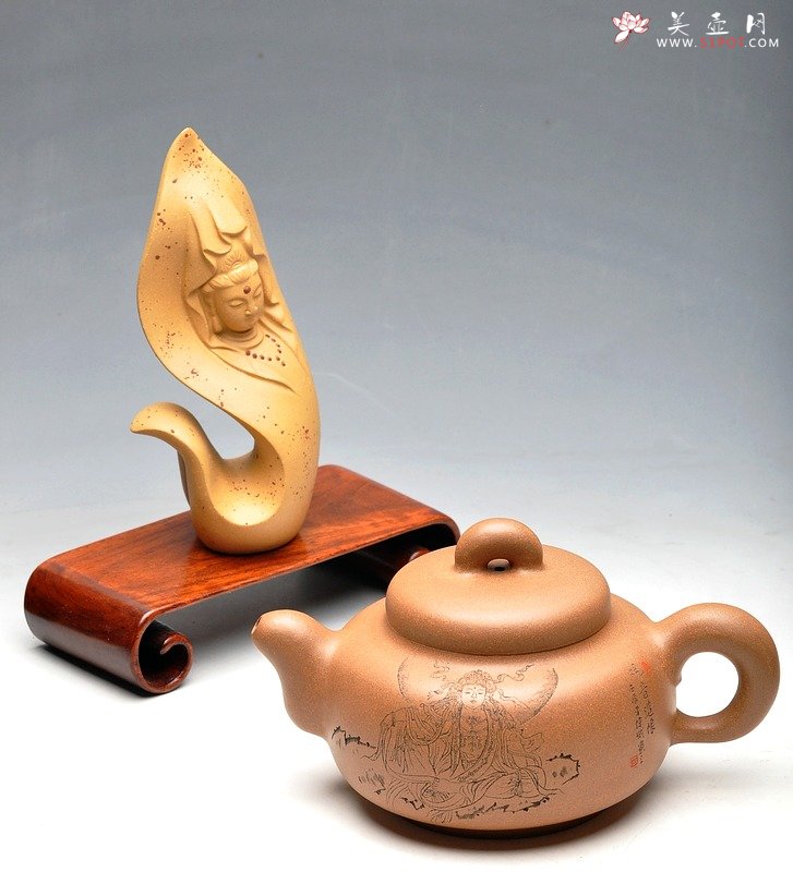 紫砂壶图片：雅和俗 欣赏陈进全手新作 - 美壶网