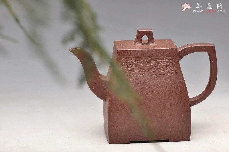 紫砂壶图片：许浒老师新作 方中云壶之双飞 - 美壶网