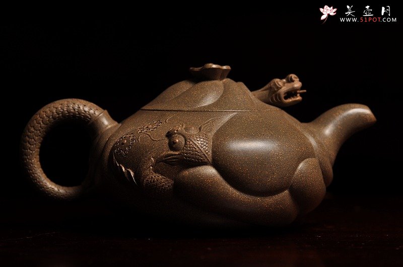 紫砂壶图片：美壶之双龙会 - 美壶网