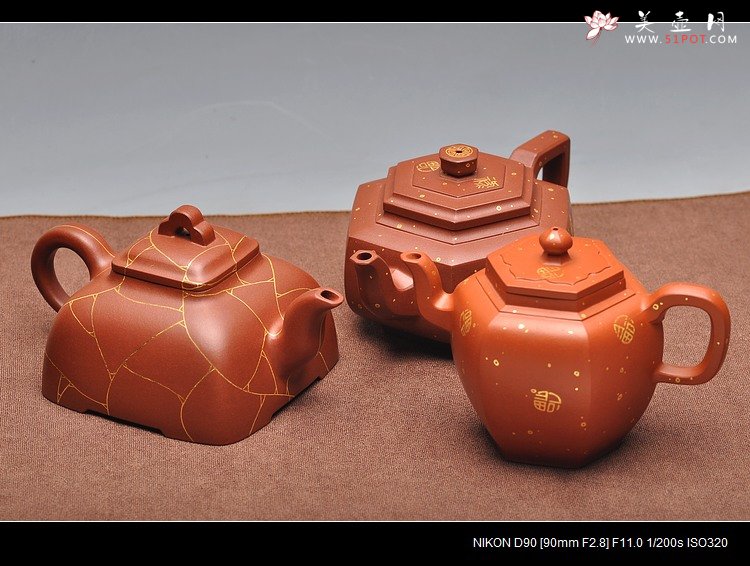 紫砂壶图片：何卫枫 真金系列 - 美壶网