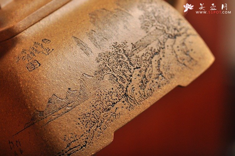 紫砂壶图片：喜欢山水 - 美壶网