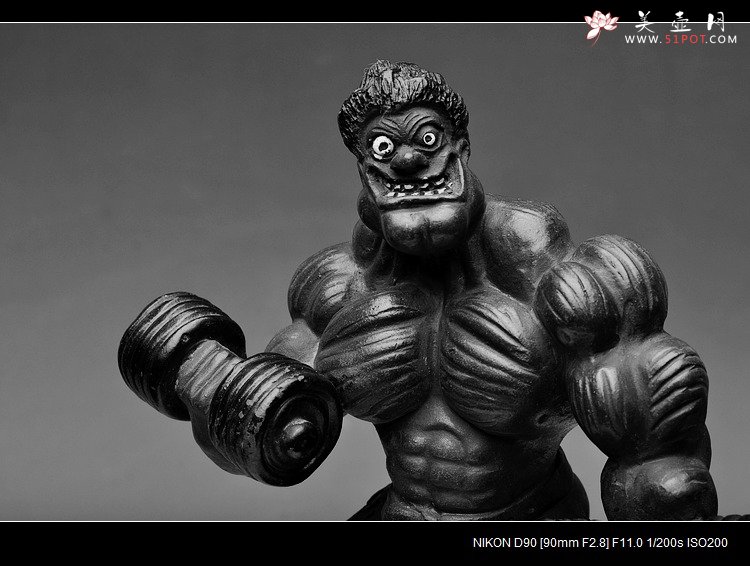 紫砂壶图片：肌肉男庆祝1111 - 美壶网