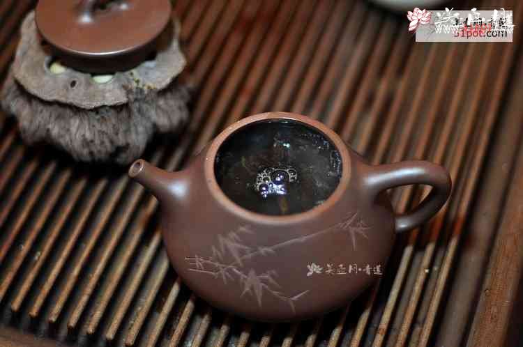 紫砂壶图片：简洁实用的开壶 - 美壶网