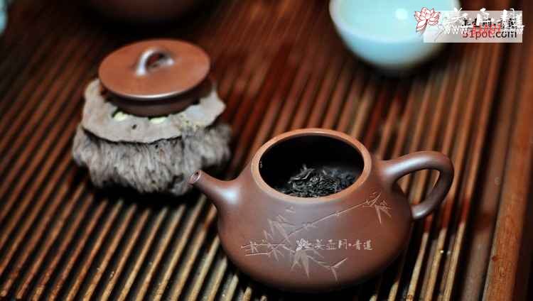 紫砂壶图片：简洁实用的开壶 - 美壶网