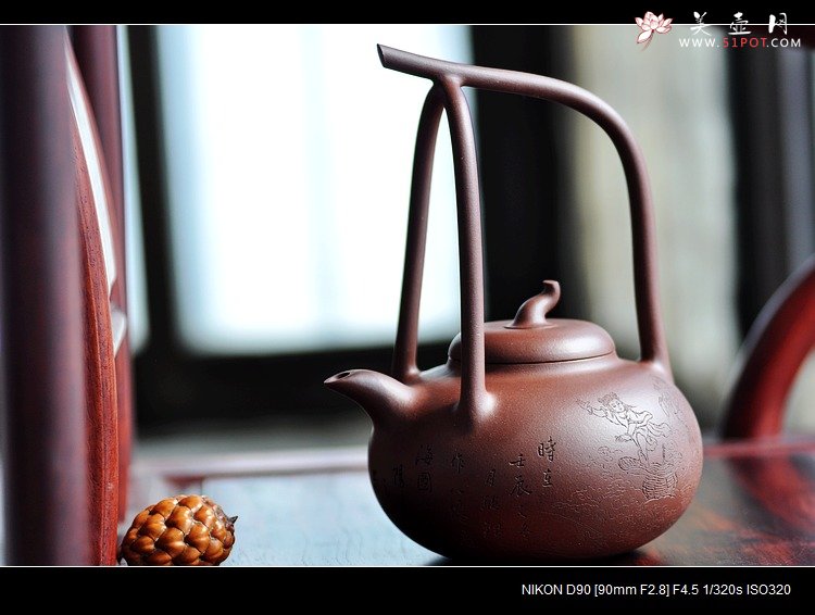 紫砂壶图片：新年新气象，祝福朋友们红红火火，八仙过海各显神通 - 美壶网