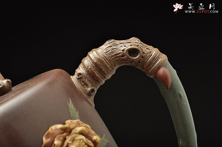 紫砂壶图片：那些花儿之月季花~ - 美壶网