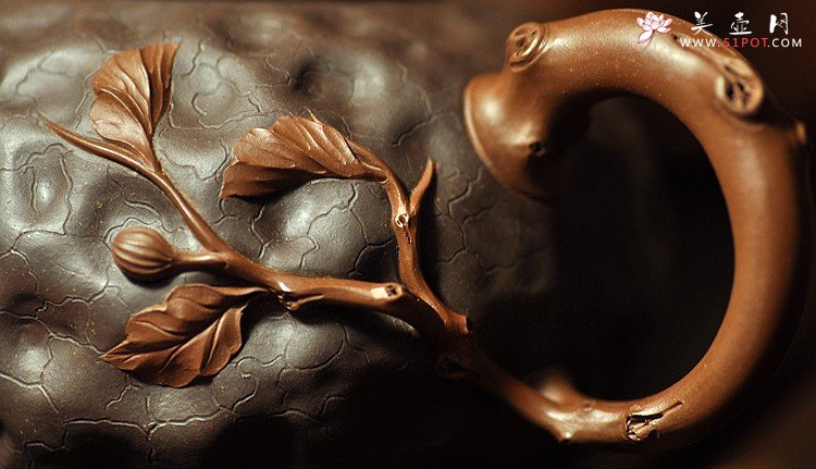 紫砂壶图片：盘盘菩提，喝喝冬瓜汤o(∩_∩)o - 美壶网