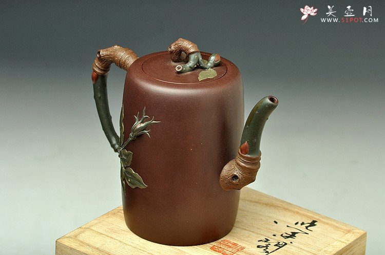 紫砂壶图片：那些花儿之月季花~ - 美壶网