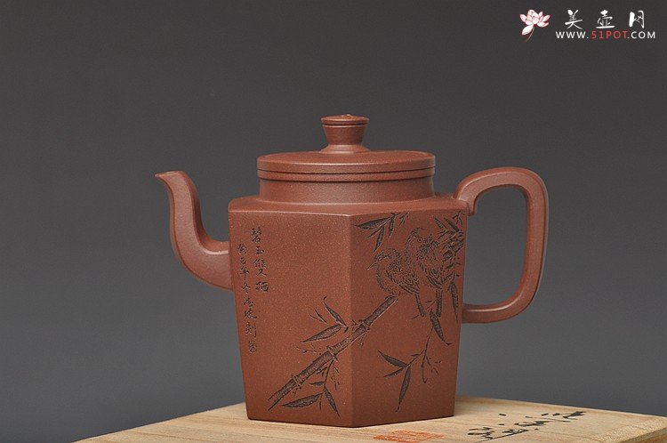 紫砂壶图片：何卫枫大彬六方欣赏 - 美壶网