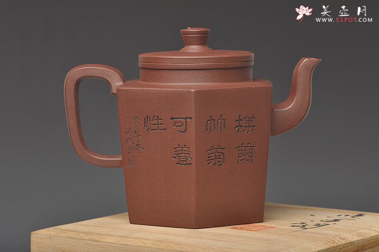 紫砂壶图片：何卫枫大彬六方欣赏 - 美壶网