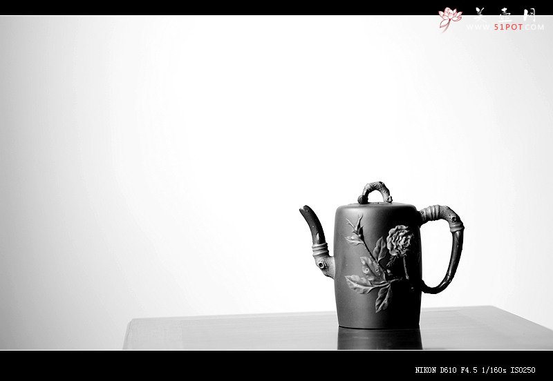 紫砂壶图片：那些花儿之月季和映山红~ - 美壶网