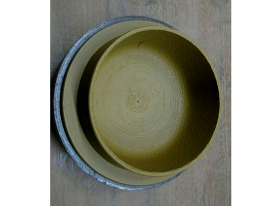 紫砂壶图片：全手工制壶过程-做盖子 - 美壶网