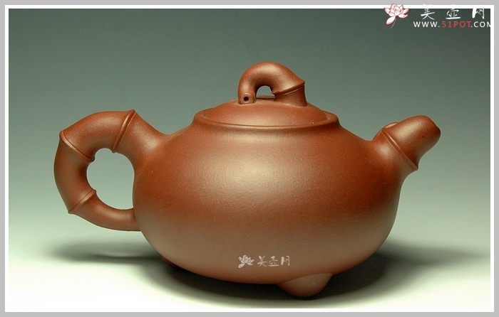 紫砂壶图片：竹韵 - 美壶网