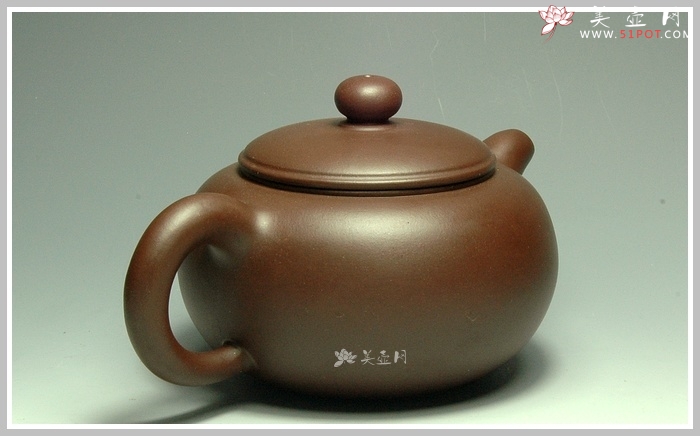 紫砂壶图片：扁尊 - 美壶网