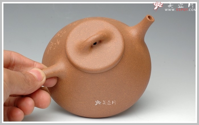 紫砂壶图片：曼生铭之子冶石瓢 - 美壶网