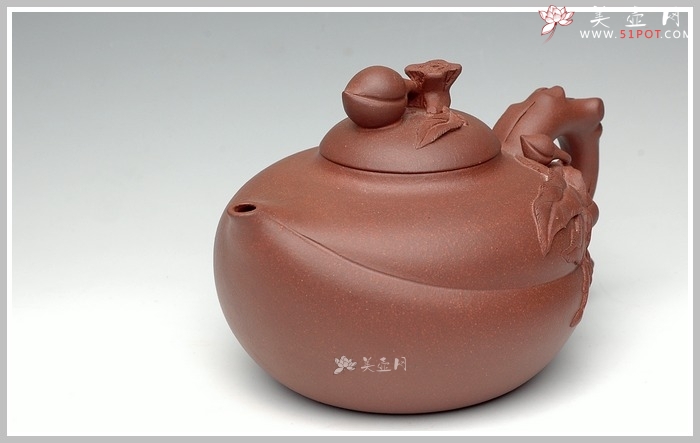 紫砂壶图片：大品寿桃 - 美壶网