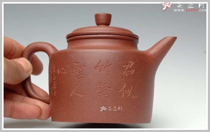紫砂壶图片：全手之剑流德中 - 美壶网