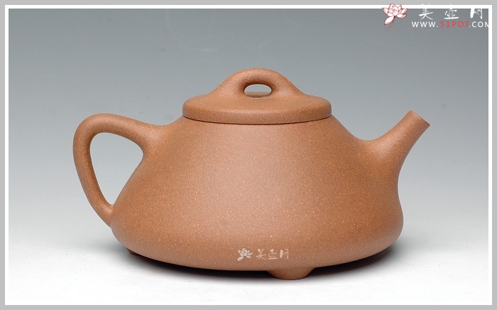 紫砂壶图片：曼生铭之子冶石瓢 - 美壶网