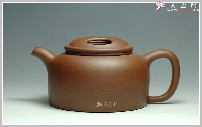 紫砂壶图片：全手大气牛盖 - 美壶网