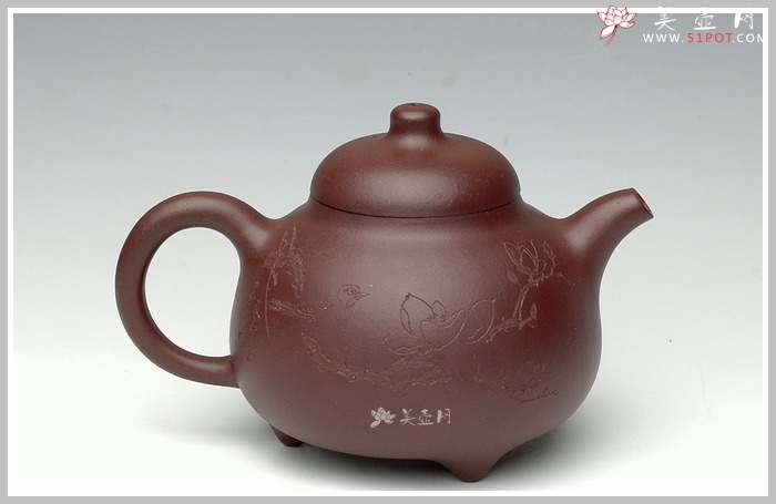紫砂壶图片：三足乳鼎 - 美壶网