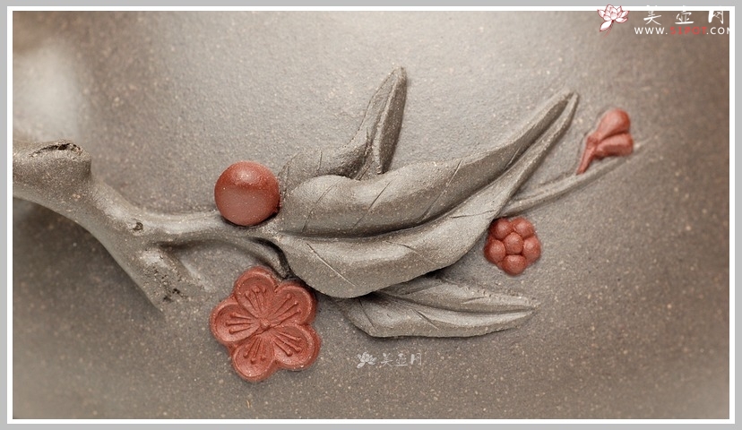 紫砂壶图片：长寿石瓢 - 美壶网