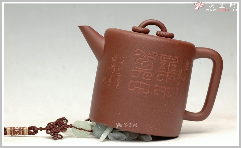紫砂壶图片：全手剑流双圈 - 美壶网