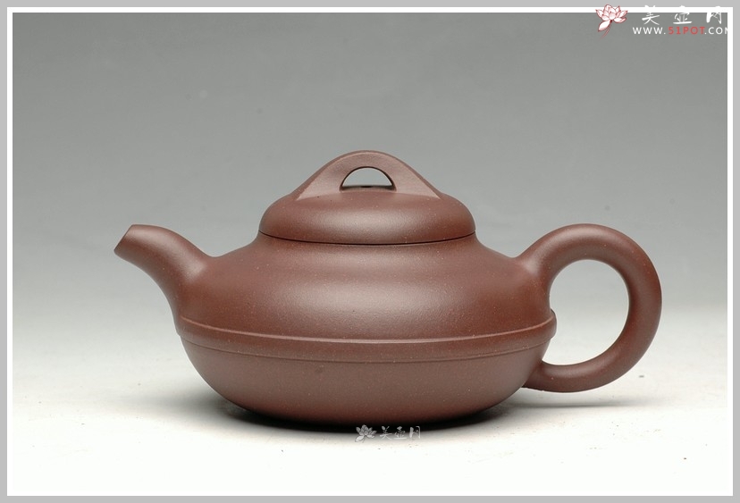 紫砂壶图片：功夫茶必备实用佳品2 小线圆130cc - 美壶网