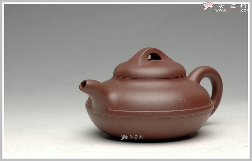 紫砂壶图片：功夫茶必备实用佳品2 小线圆130cc - 美壶网