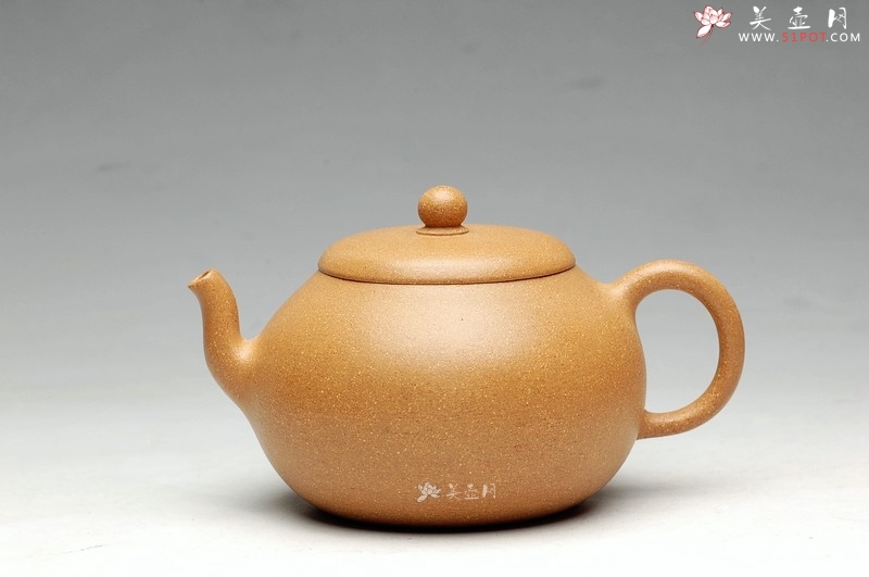 紫砂壶图片：拙与灵并存 追摹古风  段泥 全手汲泉 何卫枫新品 - 美壶网