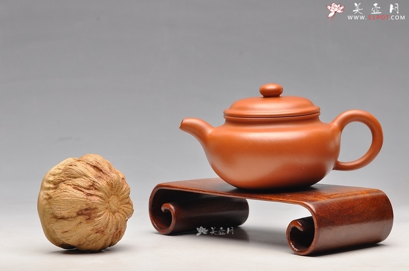 紫砂壶图片：朱泥小仿古 - 美壶网