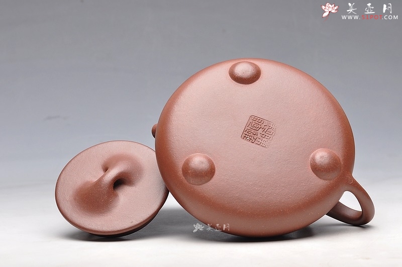 紫砂壶图片：饱满厚重 气质雅然 地槽青  全手工大满瓢 - 美壶网
