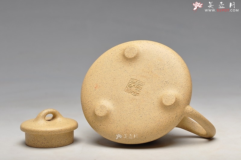 紫砂壶图片：台西芝麻段 糯米的质感 全手小子冶石瓢 实用  - 美壶网
