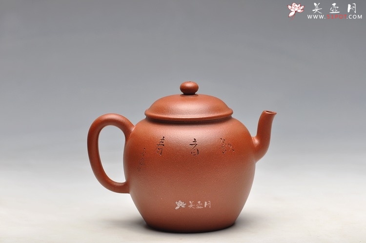 紫砂壶图片：袁新强摹古之作 全手禅心 古拙遗风 耐品实用 - 美壶网