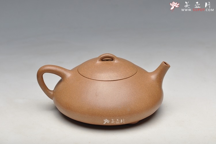 紫砂壶图片：清逸之作 传统 全手东坡瓢 - 美壶网