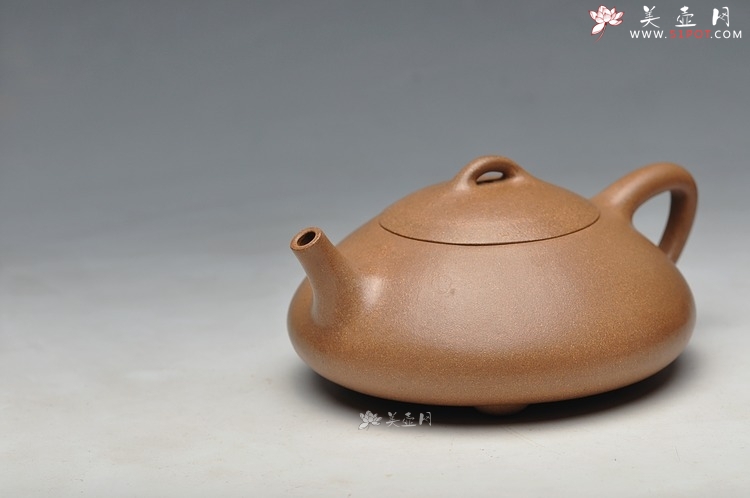 紫砂壶图片：清逸之作 传统 全手东坡瓢 - 美壶网