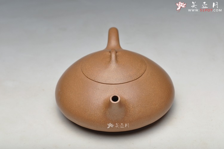 紫砂壶图片：清逸之作 传统 全手东坡瓢 - 美壶网