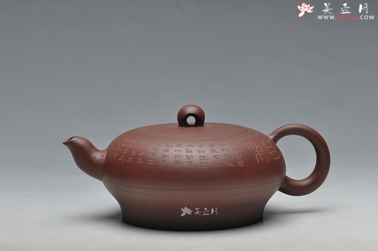 紫砂壶图片：一对小品 实用茶器 如意心经 - 美壶网