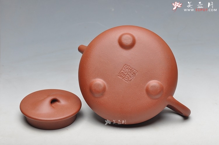 紫砂壶图片：张听刚装饰 全手满瓢 饱满大气 底料 - 美壶网