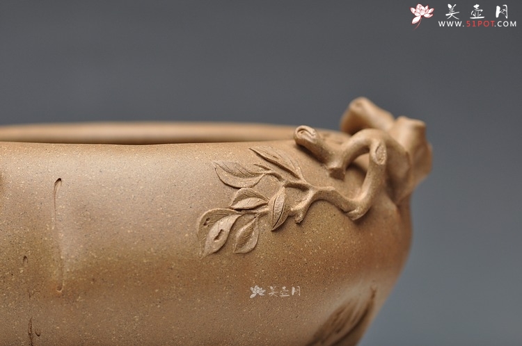 紫砂壶图片：全手文房水洗 香炉 雅趣十足 本绿 - 美壶网