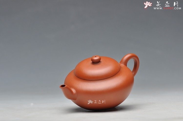 紫砂壶图片：明式小品 摹古之风 小巧别致 全手明韵 老朱泥 - 美壶网