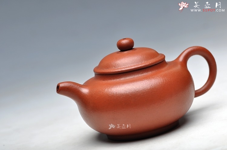 紫砂壶图片：90年代的全手小华颖 品朱泥 高手之作 - 美壶网